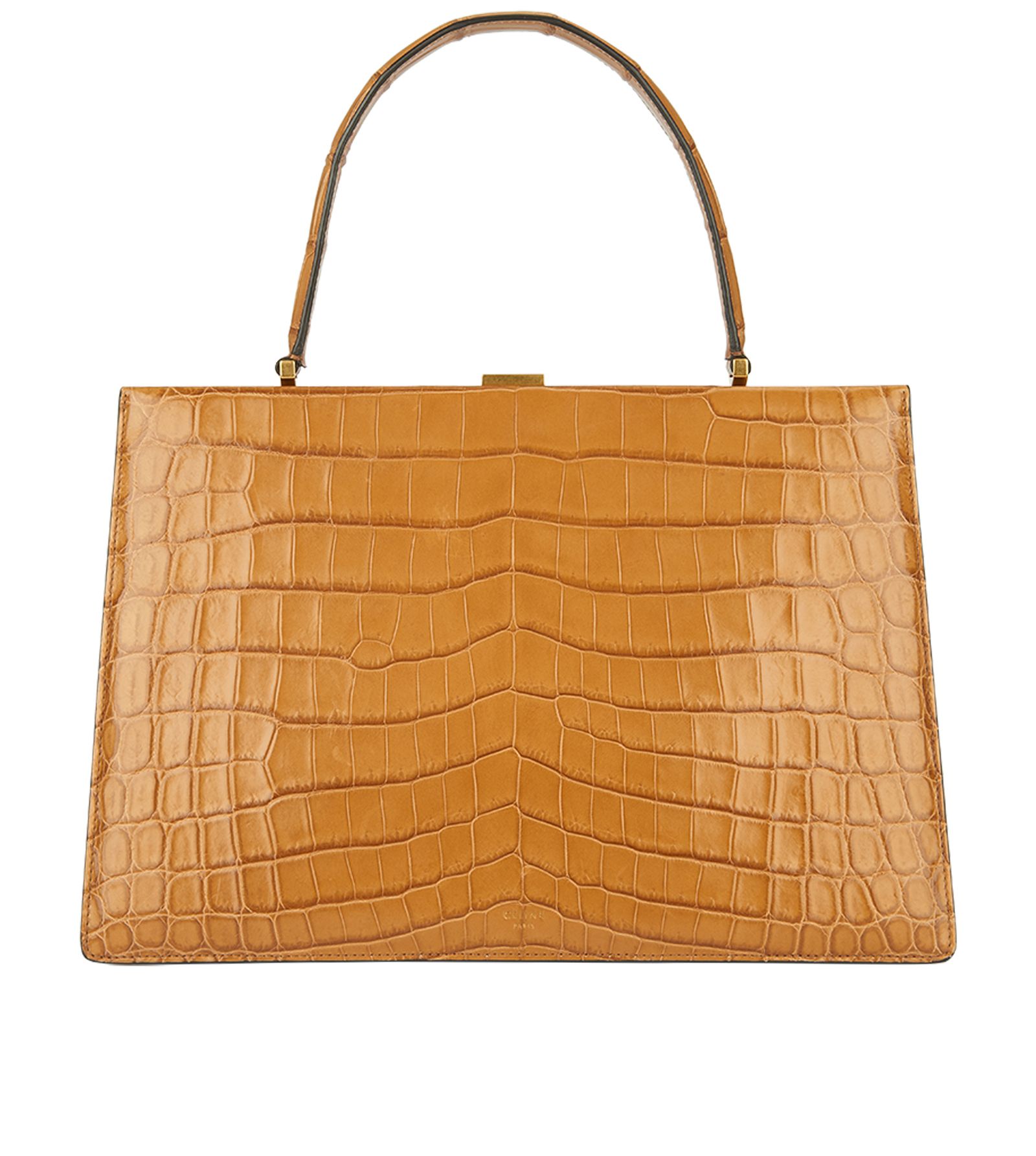 Medium Crocodile Clasp Bag